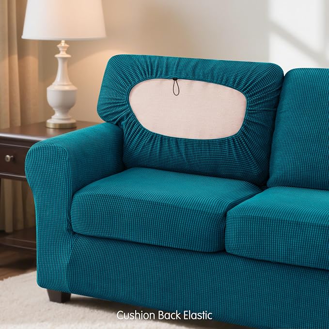 SUBRTEX 5 Pieces Stretch Sofa Slipcover Sets Couch Cover Sets Backrest Cushion - Image 7