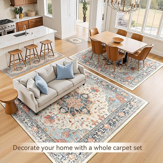 Area Rugs 2'x10' Runner Rug Non Slip Washable - Image 3