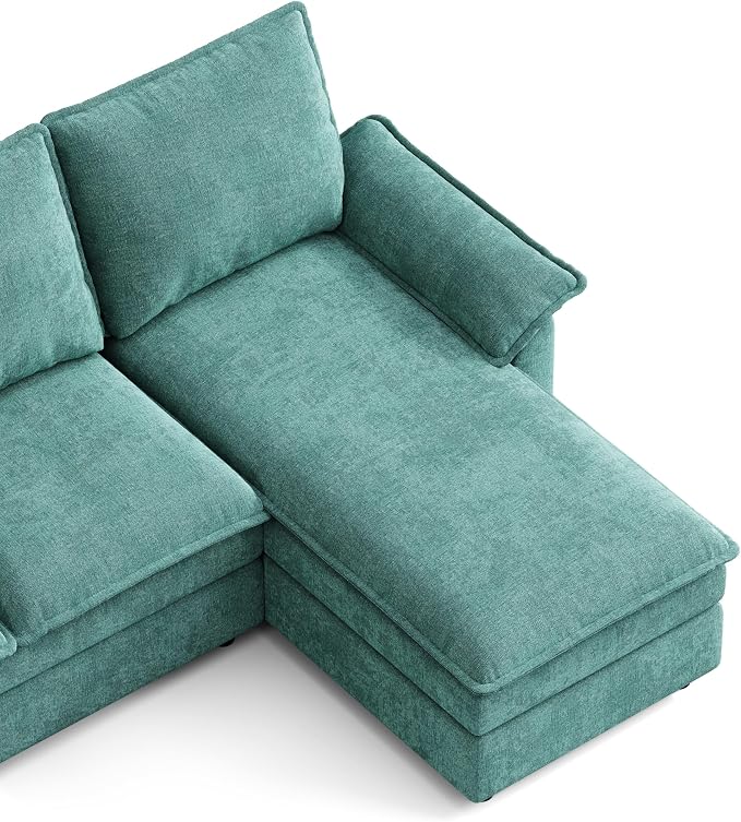LINSY HOME Chaise Modular for Sectional Sofa, Cloud Sofa Lounge by LINSYHOME