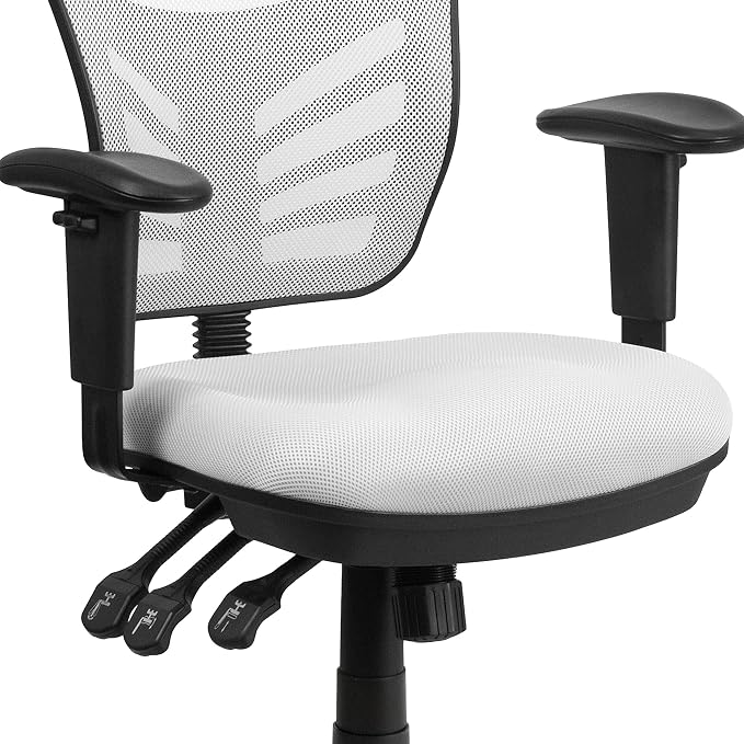 Flash Furniture Nicholas Mid-Back Swivel Office and Gaming Chair, Ergonomic - Image 9
