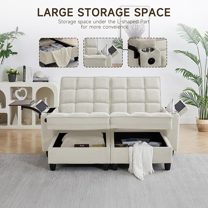 oaaktu 70.9'' Double Chaise Lounge - Image 4