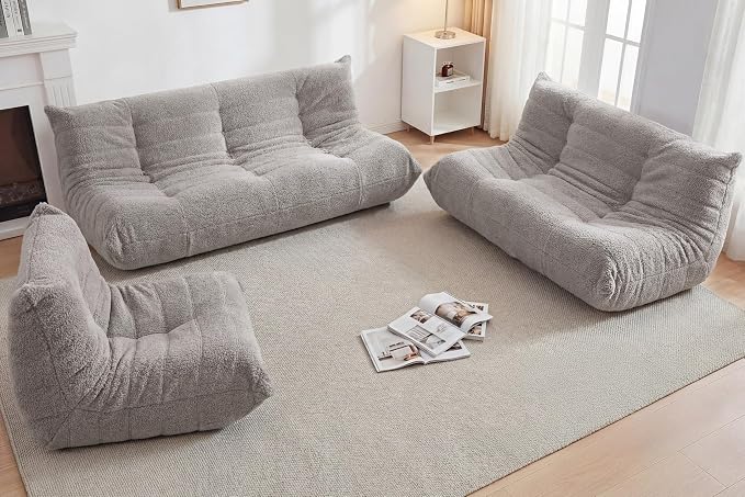 Bean Bag 3-Seater Chair Big Sofa Beanbag Chair - Image 8