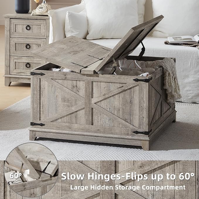 Joaxswe Farmhouse Coffee Table - Image 6