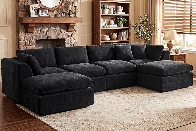 GRUSIGN 141'' Oversized Boneless Cloud Couch by GRUSIGN