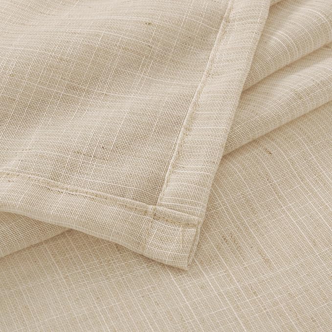 BGment Linen Curtains 84 Inch Length - Image 8