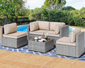 Shintenchi 5 Pieces Outdoor Patio Furniture Sets, Patio Sectional Sofa Couch by Shintenchi%7CFurnitureMadeforRealLife