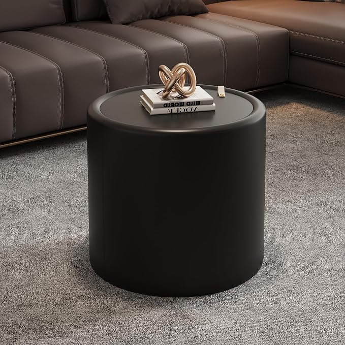 SSLine Set of 2 Black Round Nesting Coffee Tables - Image 5