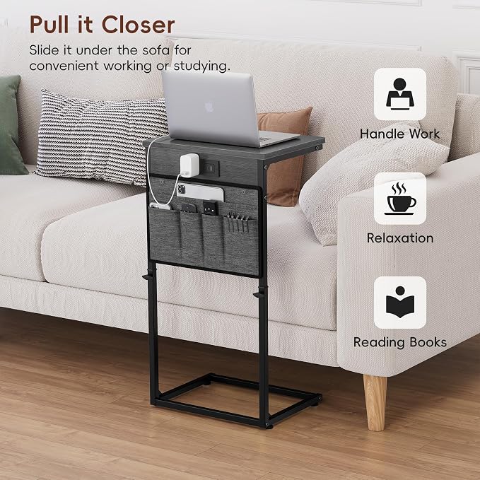 Vagusicc C-Shaped End Table - Image 8