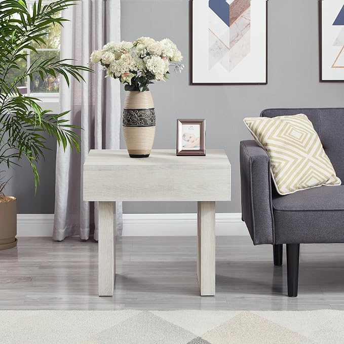 Roundhill Furniture Athens 3-Piece Set Modern Accent Coffee Table - Image 3