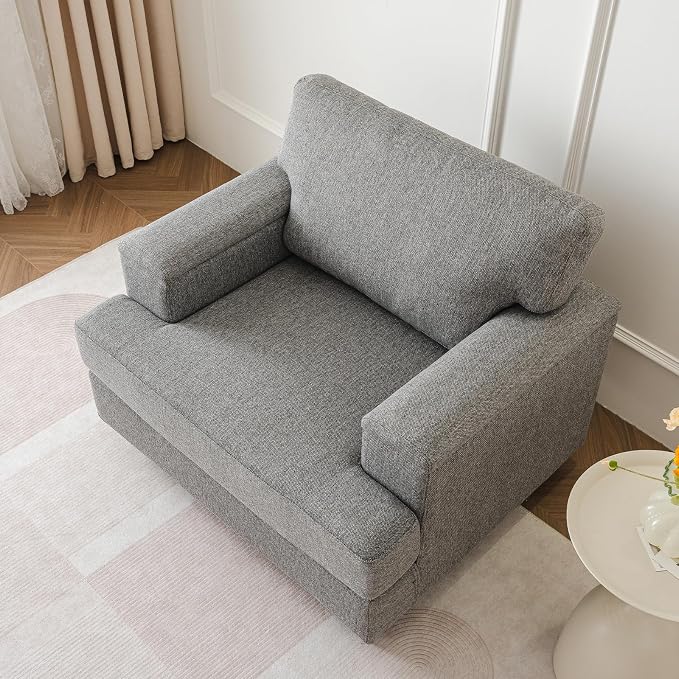 Oversized Living Room Chairs Set of 2, Comfy Accent Chair - Image 5