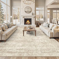Area Rug 10x12 Vintage Washable Living Room Large Carpet Non Slip Bedroom by Soalmost