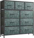 WLIVE 9 Drawer Dresser, Fabric Storage Tower by WLIVE