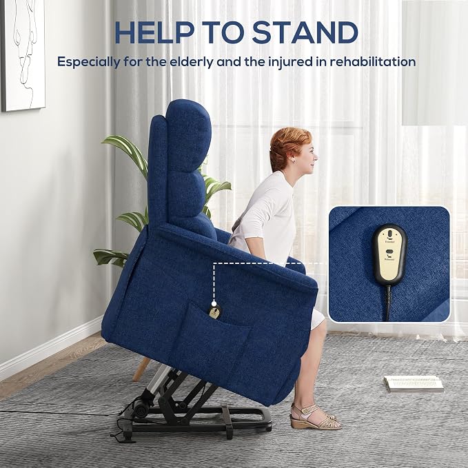 HOMCOM Power Lift Recliner Chair - Image 3