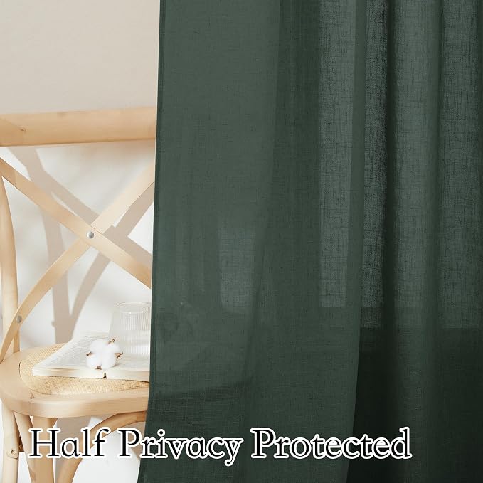 RYB HOME Semi Sheer Valances - Image 5