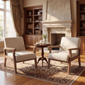 Beige Accent Chairs Set of 2 by ROCITY