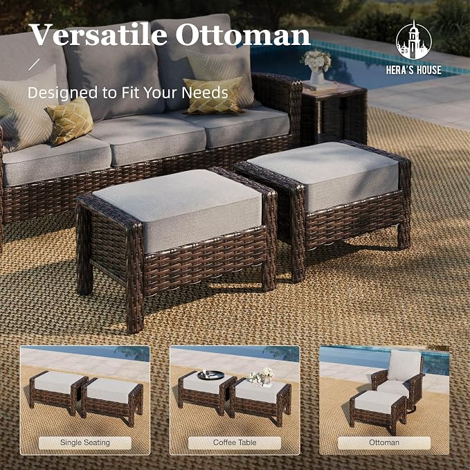 HERA'S HOUSE 8-Piece Outdoor Furniture Set - Image 8