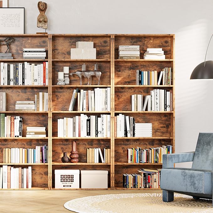 IRONCK Industrial Bookshelves and Bookcases Floor Standing 6 Shelf Display - Image 2