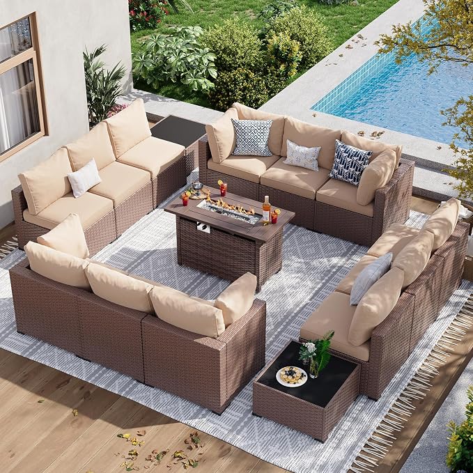Aoxun 15 Piece Patio Furniture Set by Aoxun
