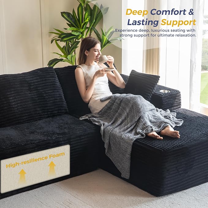 MAXYOYO 104" Modular Sectional Couch - Image 6