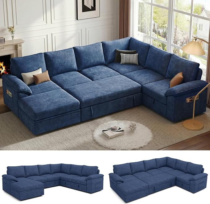 108 Inch Modular Sectional Sofa by Unknown