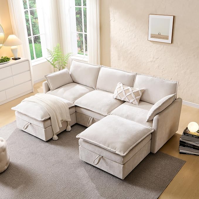 85.83" Modular Sectional Cloud Couches - Image 3