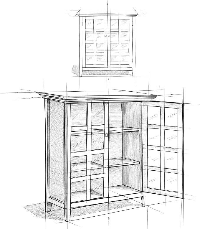 SIMPLIHOME Acadian Storage Cabinet - Image 13