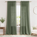 Extra Long Curtains 2 Panels 102 Inches Long by Nanspring