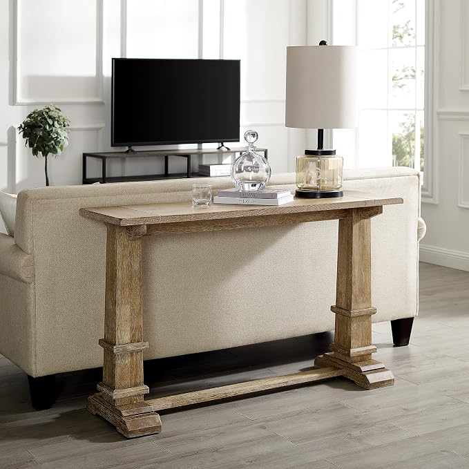 Crosley Furniture Joanna Modern Farmhouse Sofa Console Table - Image 6