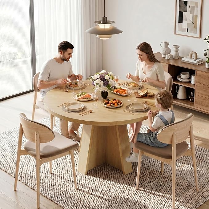 iPormis 47-Inch Round Dining Table - Image 5