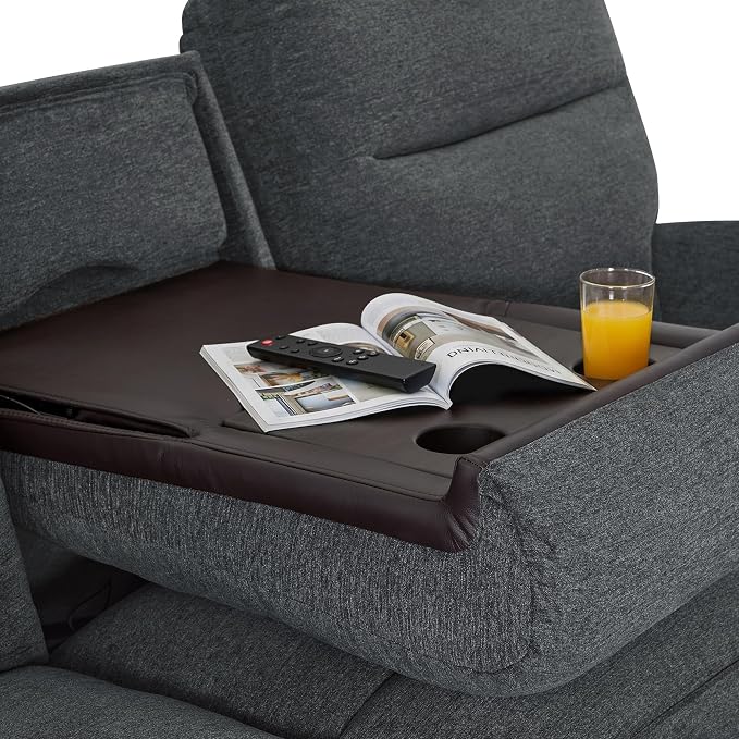 MCombo 87.8" Wall Hugger Power Reclining Sofa - Image 7