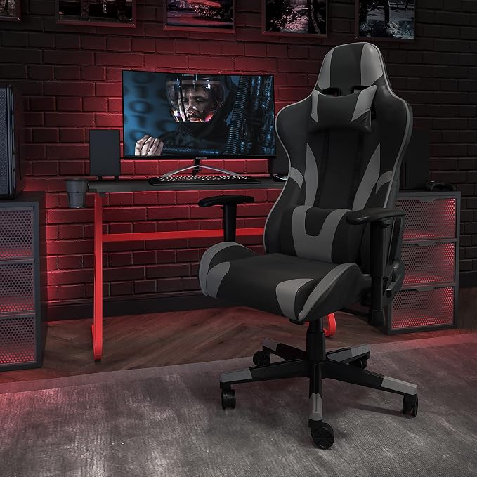Flash Furniture X20 Gaming Chair Racing Office Ergonomic Computer PC Adjustable - Image 2