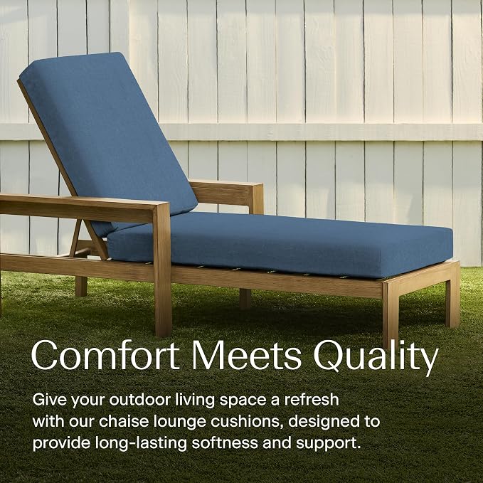 Honeycomb Outdoor Chaise Lounge Cushion - Image 3