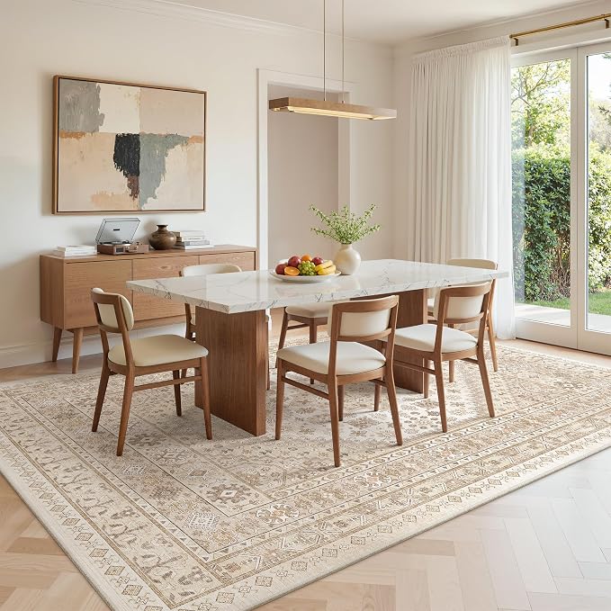zesthome 7x9 Area Rug, Super Soft Washable Rugs - Image 8