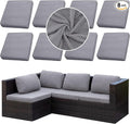 Outdoor Cushion Covers Set, Replacement by SUKAIKEQA