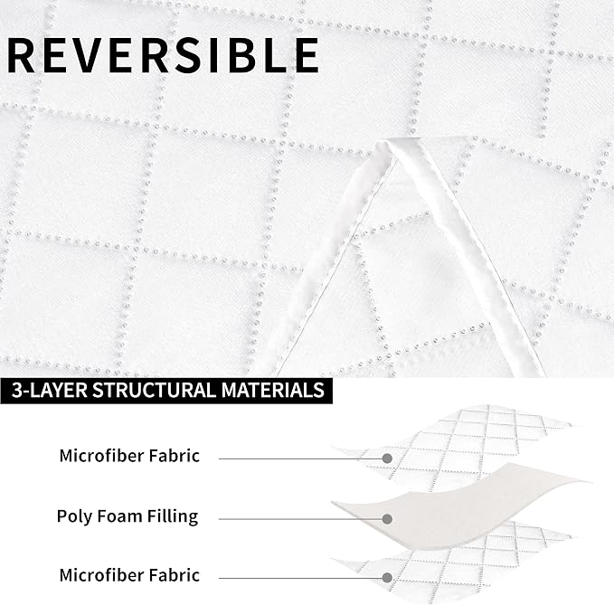 Easy-Going Loveseat Recliner Cover, Reversible Couch Cover - Image 5