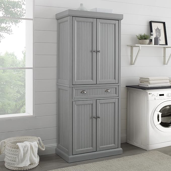 Crosley Furniture Seaside Coastal Pantry Storage Cabinet - Image 9