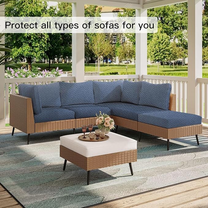 Outdoor Cushion Covers Set, Replacement - Image 4