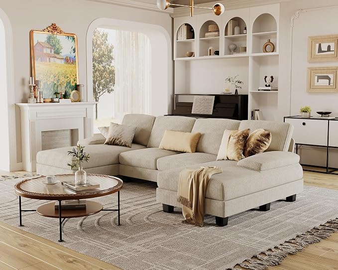 Furmax Sectional Couches for Living Room, U-Shaped Sofa Couch - Image 6