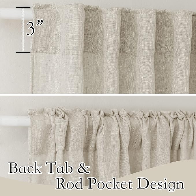 RYB HOME Sheer Curtains 95 inches Long - Image 3