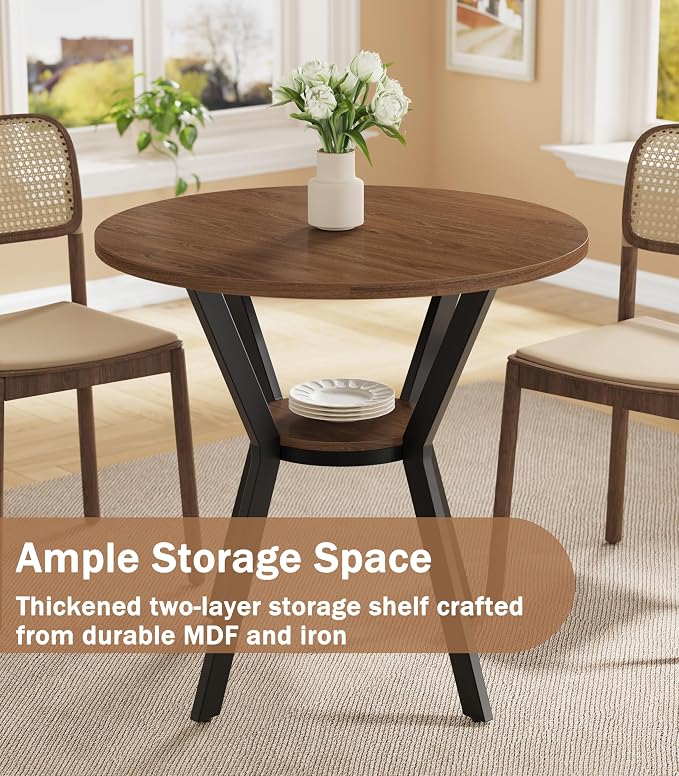 MECHYIN 31.5" Round Dining Table - Image 2