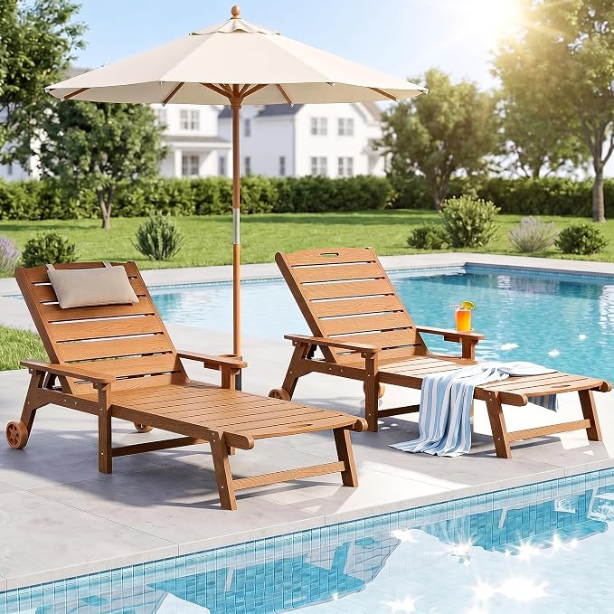 Outdoor Lounge Chair Set of 2 - Image 2