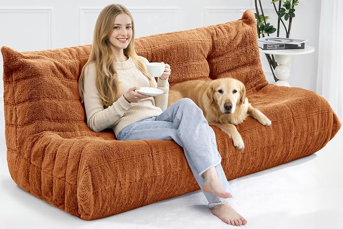 Bean Bag 3-Seater Chair Big Sofa Beanbag Chair - Image 3
