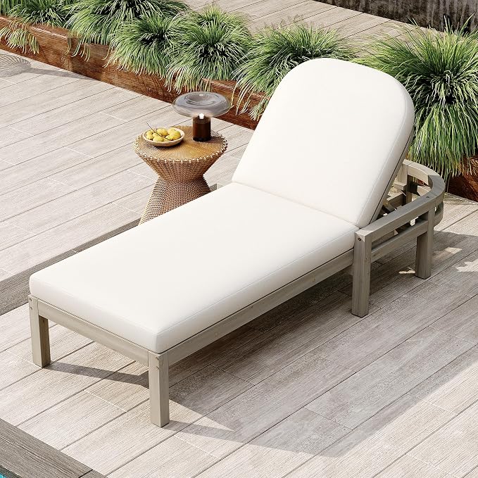 Outdoor Chaise Lounge Chair Set of 4, Patio Chaise Lounge Recliner - Image 7
