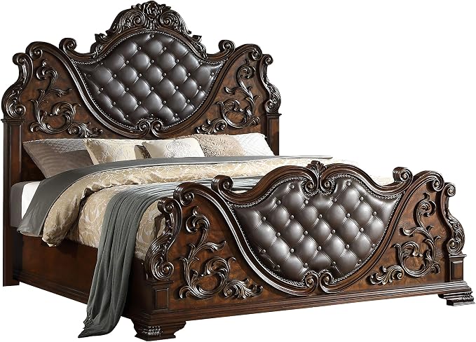 First of a Kind Santa Monica Traditional 5 Piece Queen Bedroom Set - Image 2