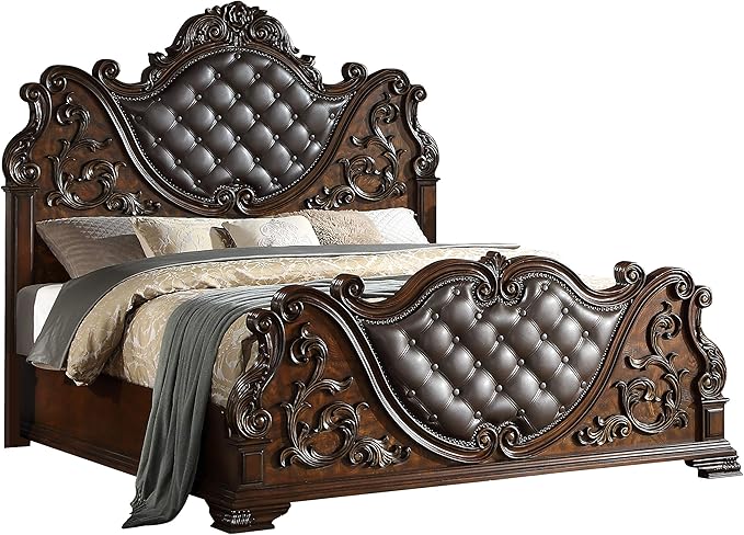 First of a Kind Santa Monica Traditional 4 Piece Queen Bedroom Set - Image 2