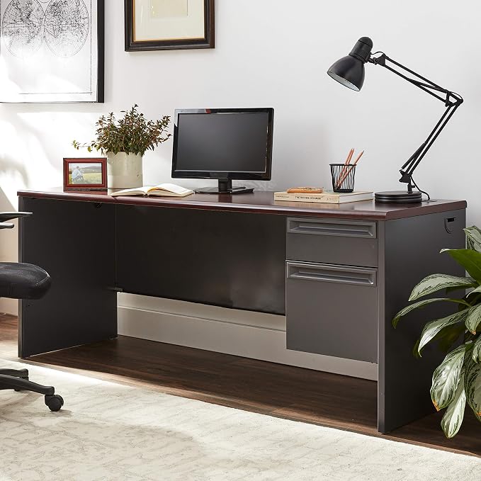 HON 38856RNS 38000 72 by 24 by 29-1/2-Inch Single Right Pedestal Credenza - Image 2