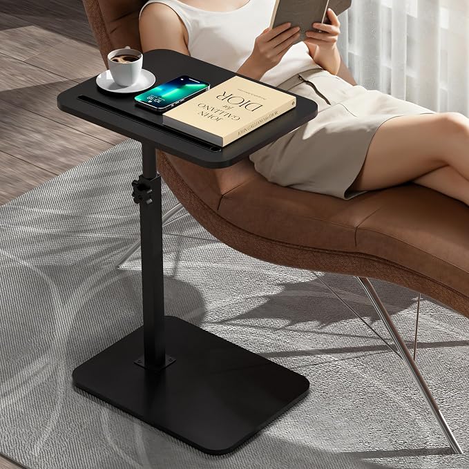 360° Swivel Sofa Side Table for Couch - Image 3