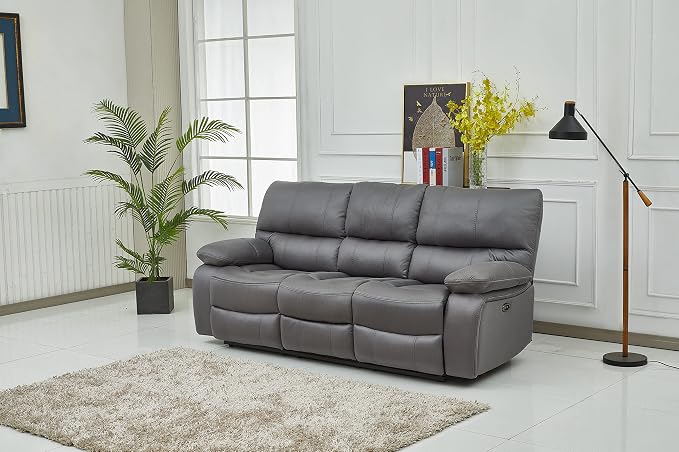 Betsy Furniture Microfiber Reclining Sofa Couch Set Living Room Set 8007 - Image 7