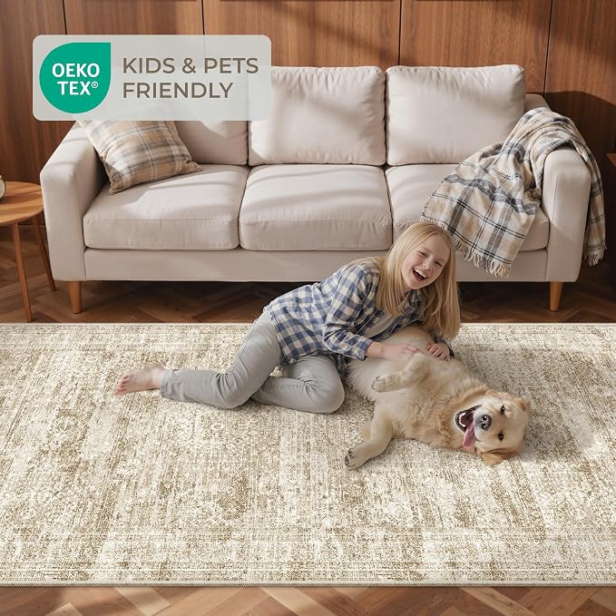 3x16 Washable Runner Rug for Hallway, Non-Slip Long Hallway Runner for Entryway - Image 9