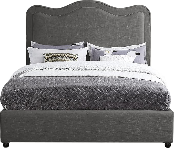 Meridian Furniture FelixGrey-Q Felix Collection Modern | Contemporary Linen - Image 4
